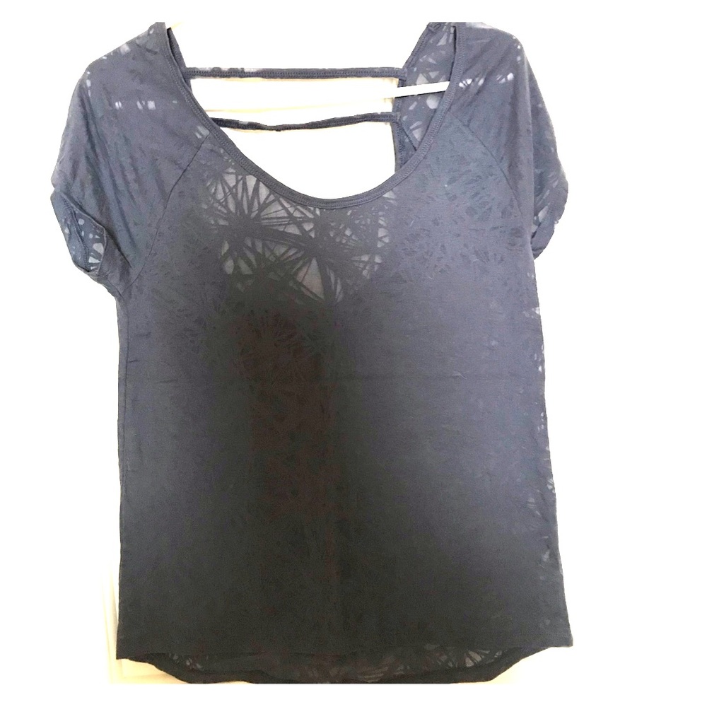 Yoga top open back